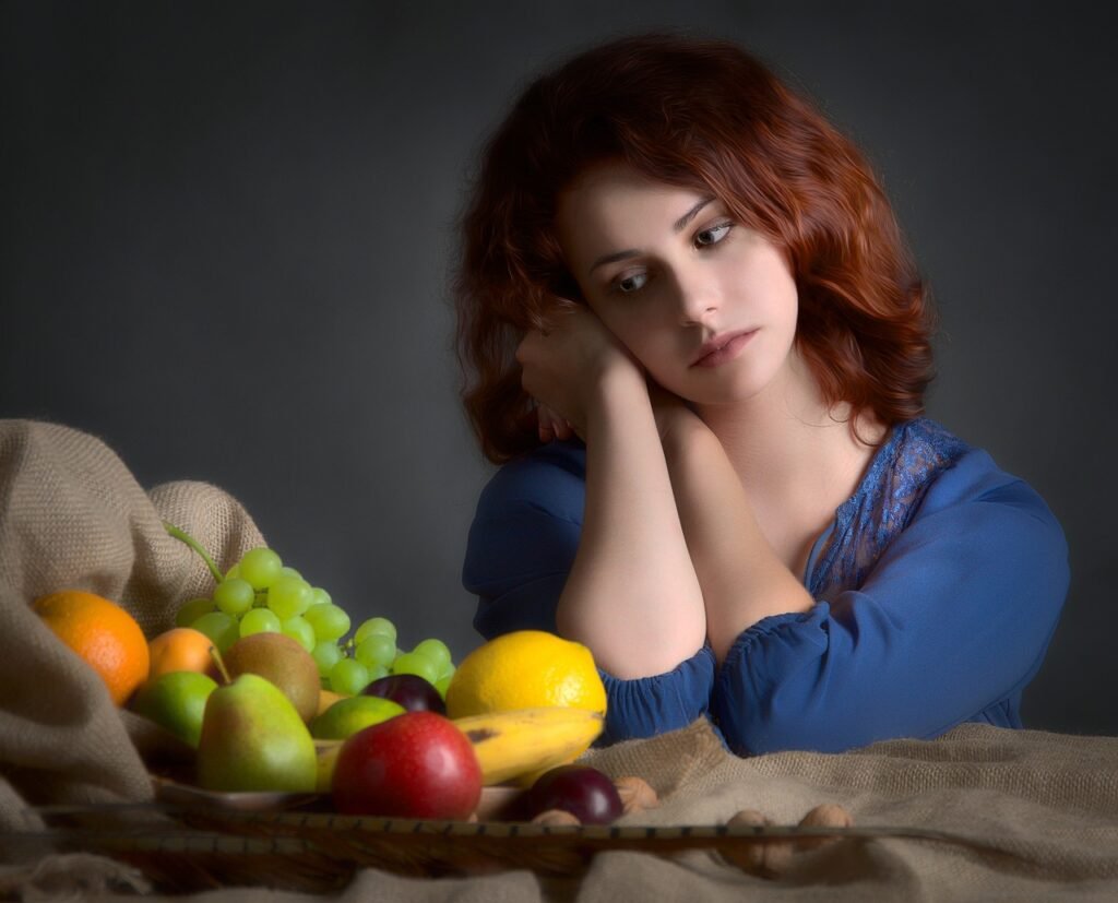 girl, woman, fruit-4364902.jpg
